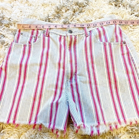 Sasson | Vintage 90’s Y2K Stripped Shorts Size 8/10 - Picture 7 of 8